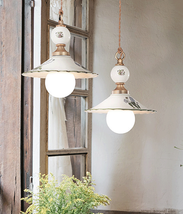 플로리 1등 2등 도자기식탁등 펜던트조명