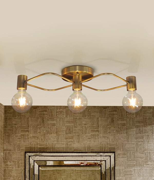 르네 일자 3등 주방등