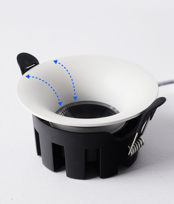 피누아 COB 슬림 매입등 타공 75mm 3인치 10W